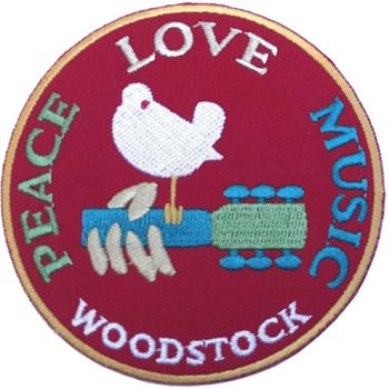Toppa Peace, Love, Music Woodstock €6,50