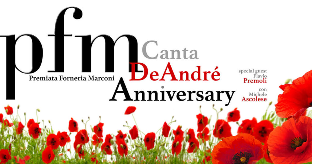 PFM canta De Andre' 24 Febbraio Pescara