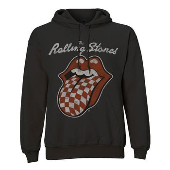 The Rolling Stones Felpa # Black Unisex # Checker Tongue €39,90