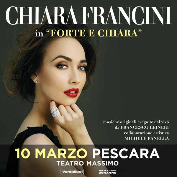 Chiara Francini 10 Marzo Pescara