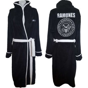 Accappatoio # Large-X Large Unisex Black # Presidential Seal Ramones €44,90