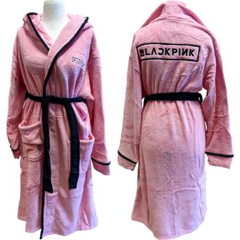 Accappatoio # Medium-Small-Large Unisex Pink # Logo Blackpink €44,90