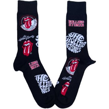 Calzini The Rolling Stones # Uk Size 7-11 Unisex Black # Logos €9,90