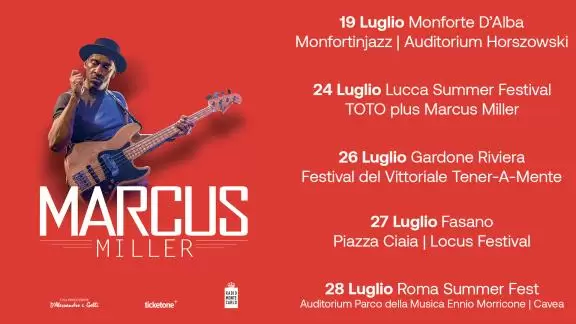 Marcus Miller 28 Luglio Roma