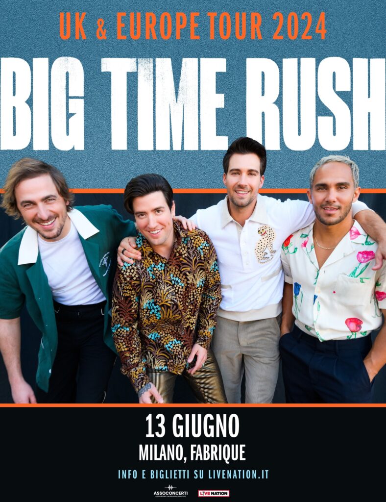 Big Time Rush 13 Giugno Milano