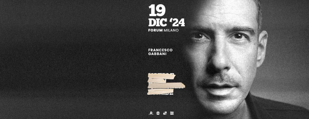 Francesco Gabbani 19 Dicembre Milano