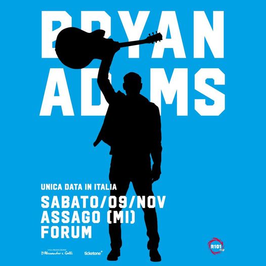 Bryan Adams 09 Novembre Milano