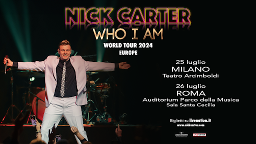 Nick Carter 25 Luglio Milano